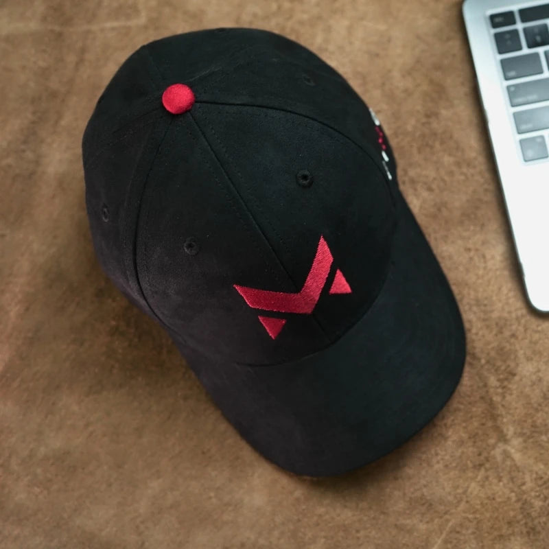 Premium Black Suede Cap