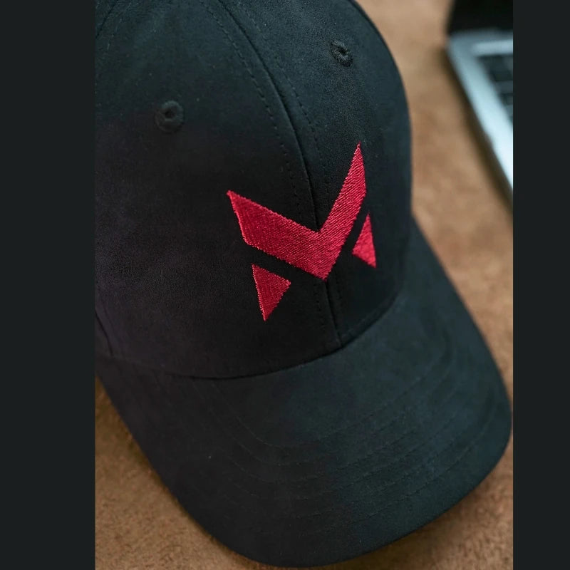 Premium Black Suede Cap