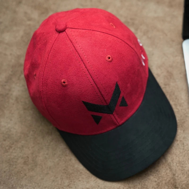Premium Red Suede Cap