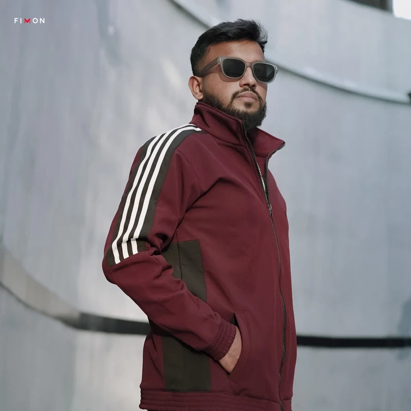 Active Jacket-Maroon