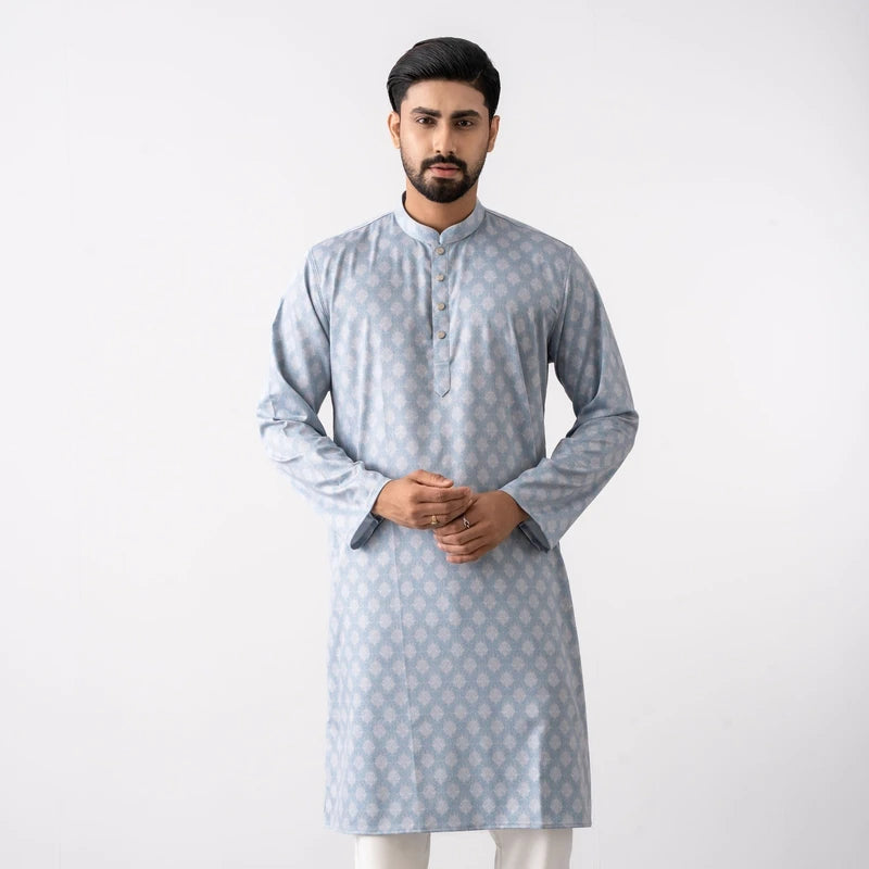 Aristocrat Edition Panjabi | Ice Blue