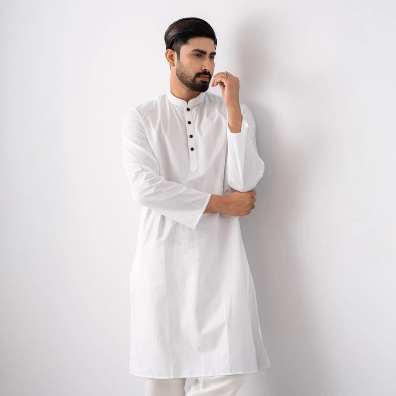 Solid White - A Peaceful Panjabi