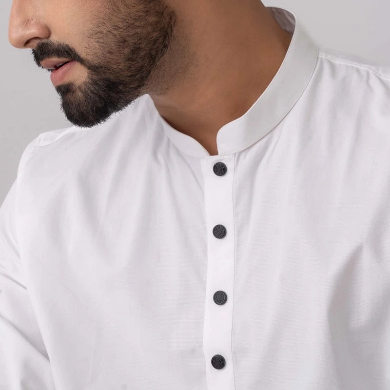 Solid White - A Peaceful Panjabi