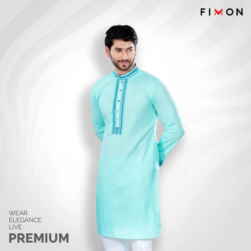 Premium Embroidered Panjabi – Fine Cotton Collection