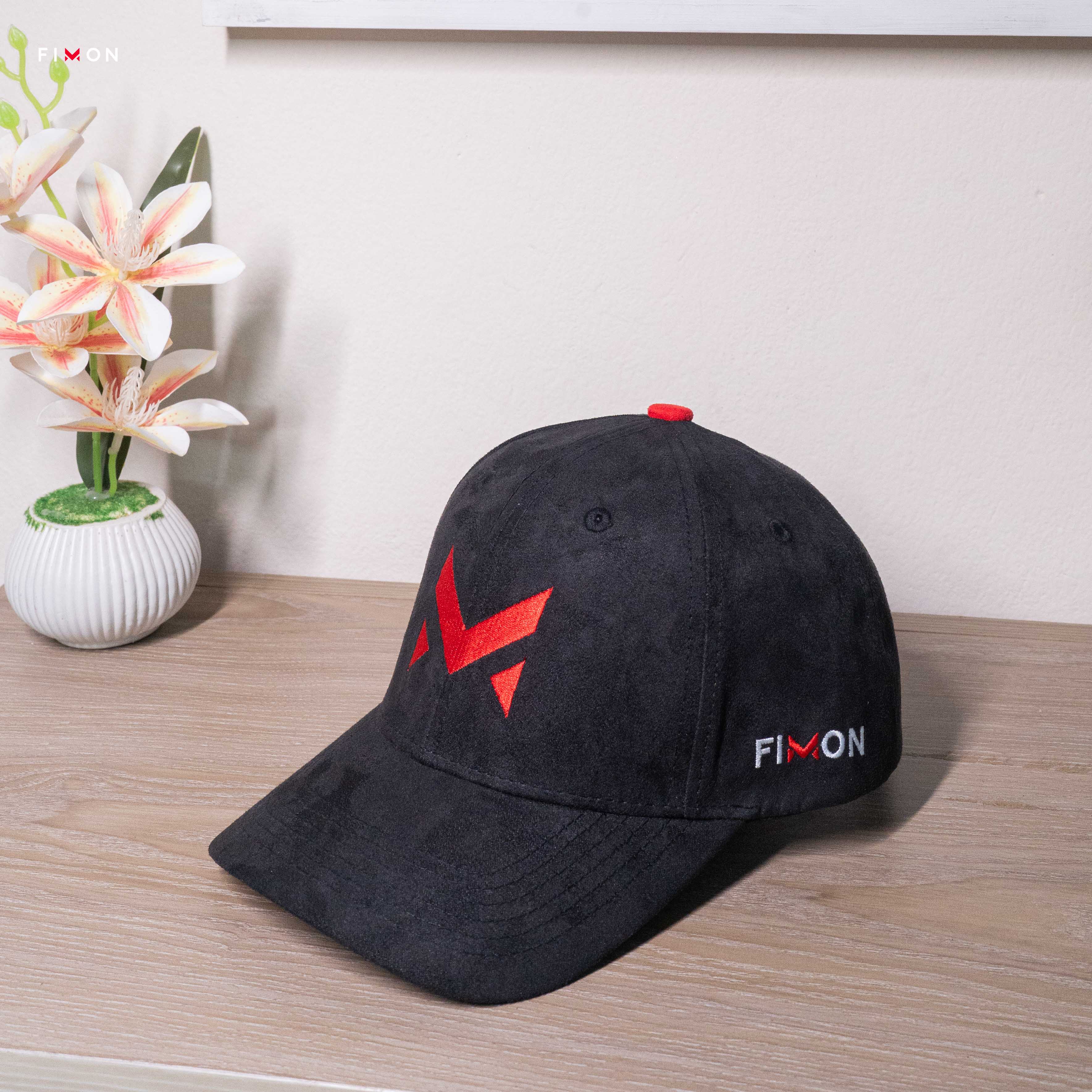 Premium Black Suede Cap