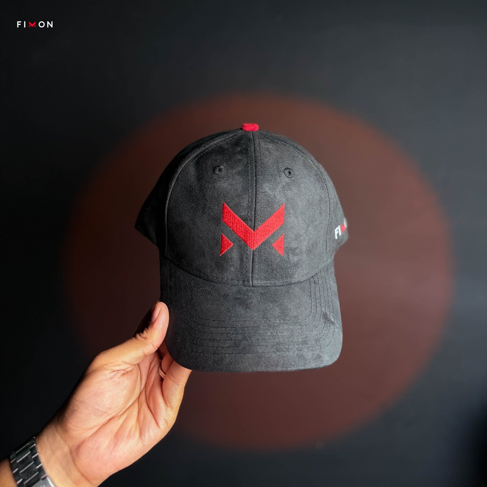Premium Black Suede Cap