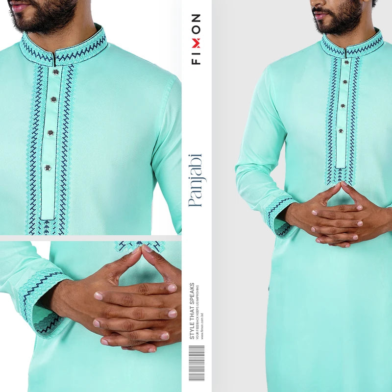 Premium Embroidered Panjabi – Fine Cotton Collection
