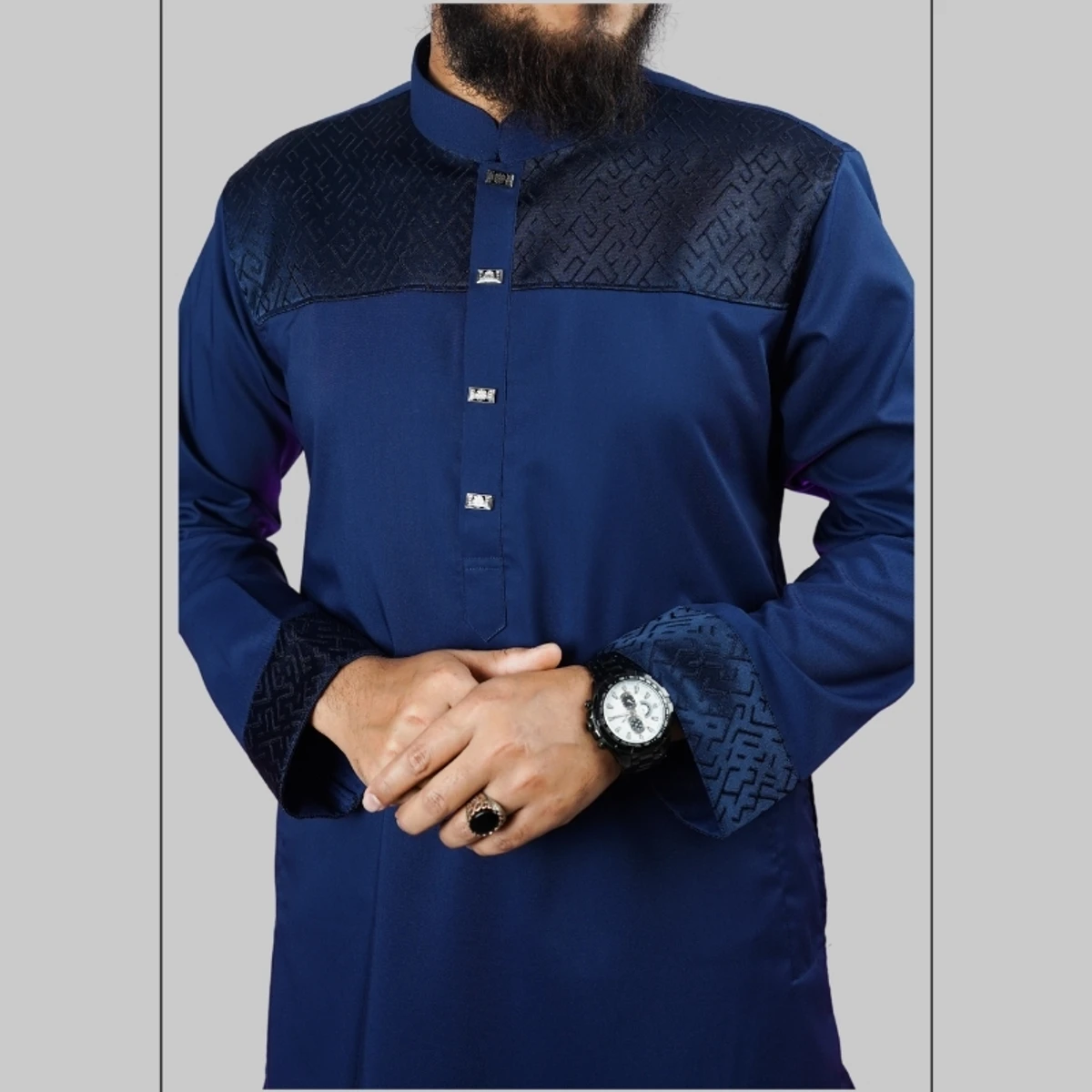 Premium Contrasted Panjabi