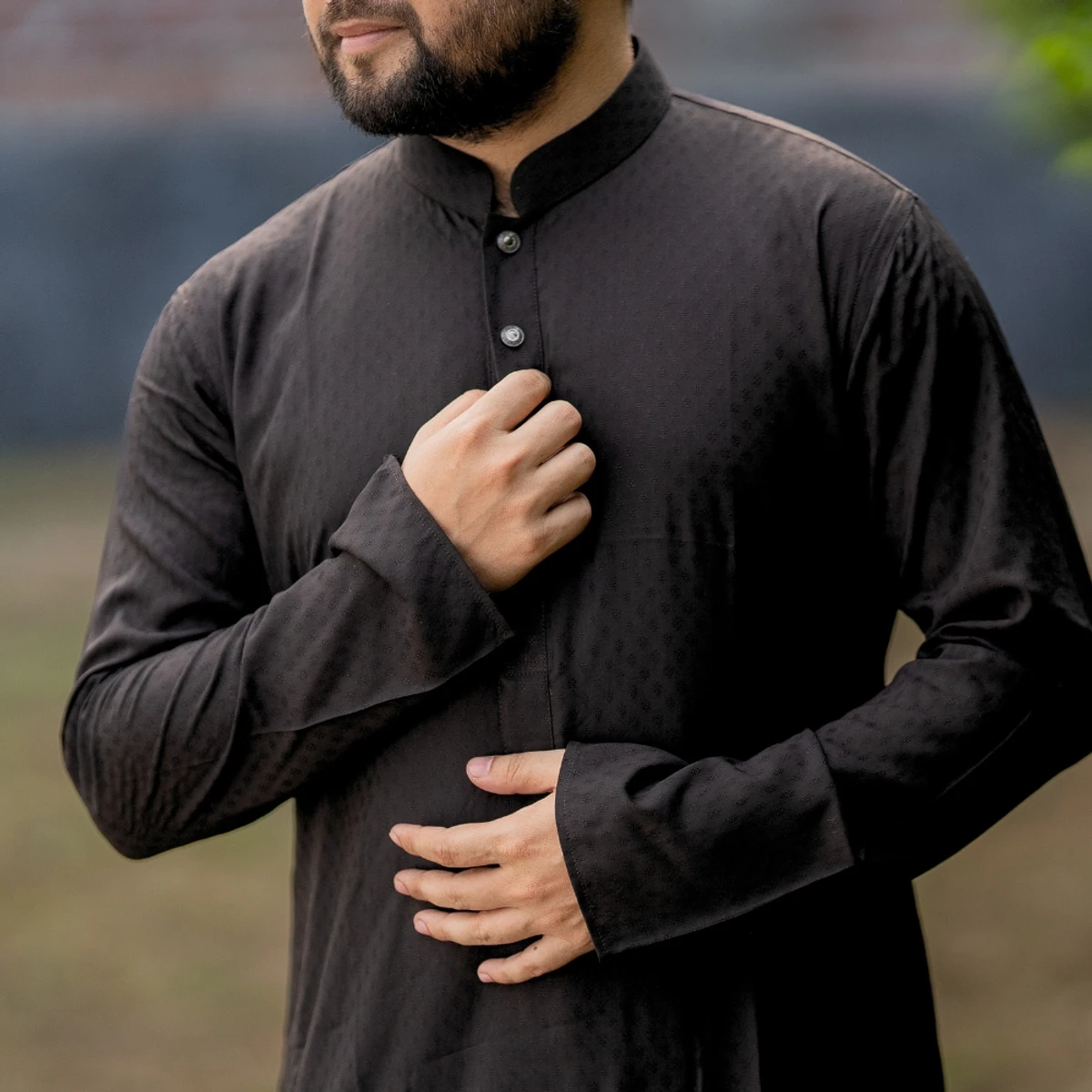 Man's Black Panjabi