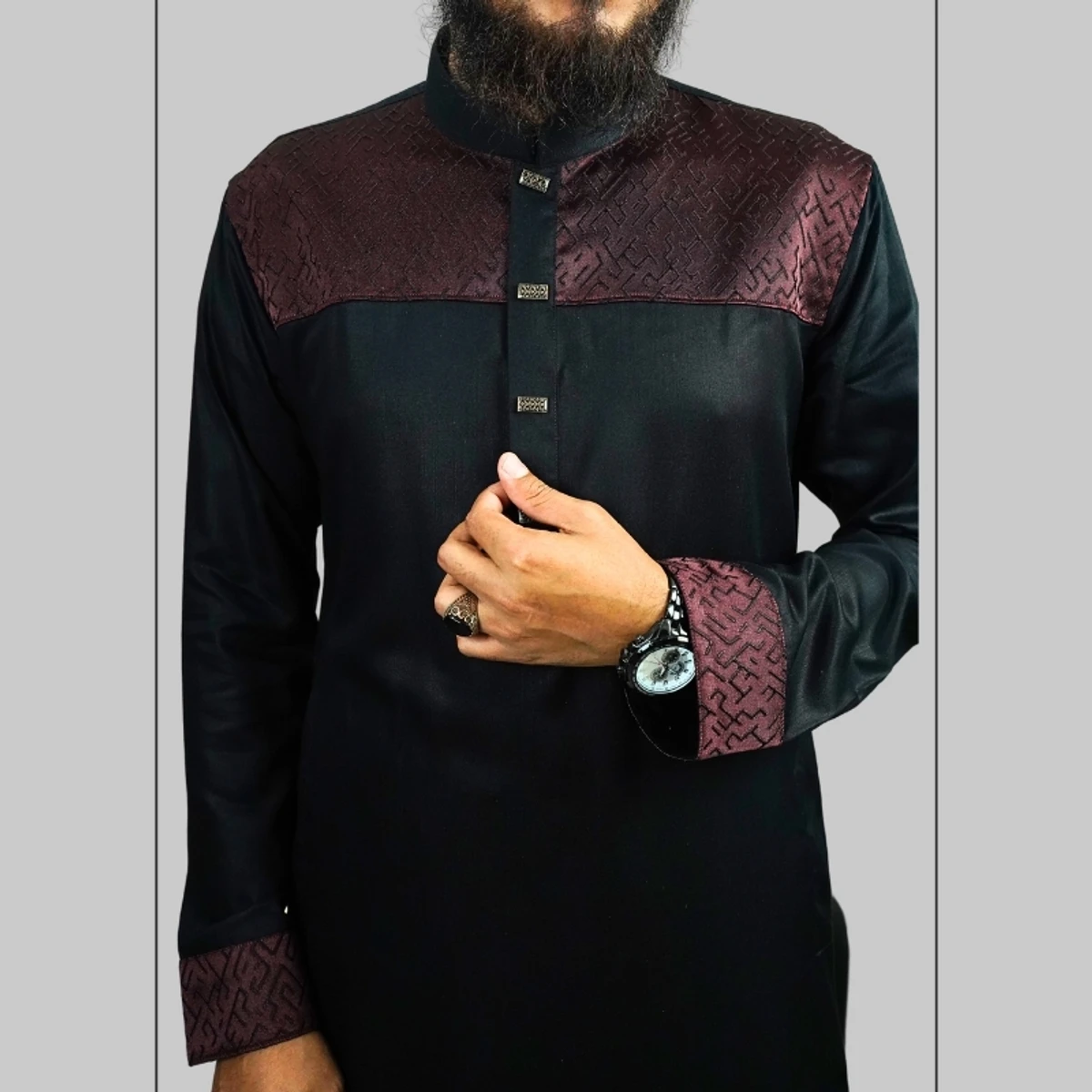 Premium Contrasted Panjabi