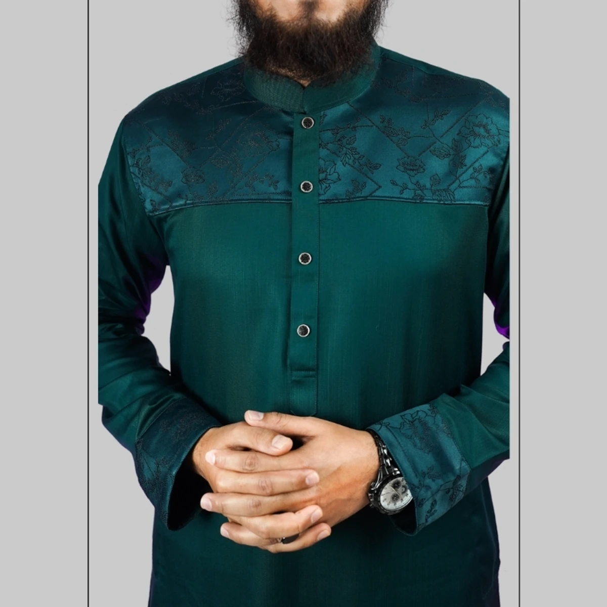 Premium Contrasted Panjabi