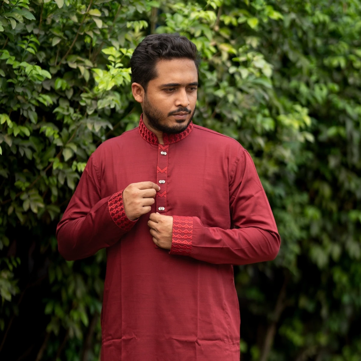 Elite Class Panjabi - Maroon