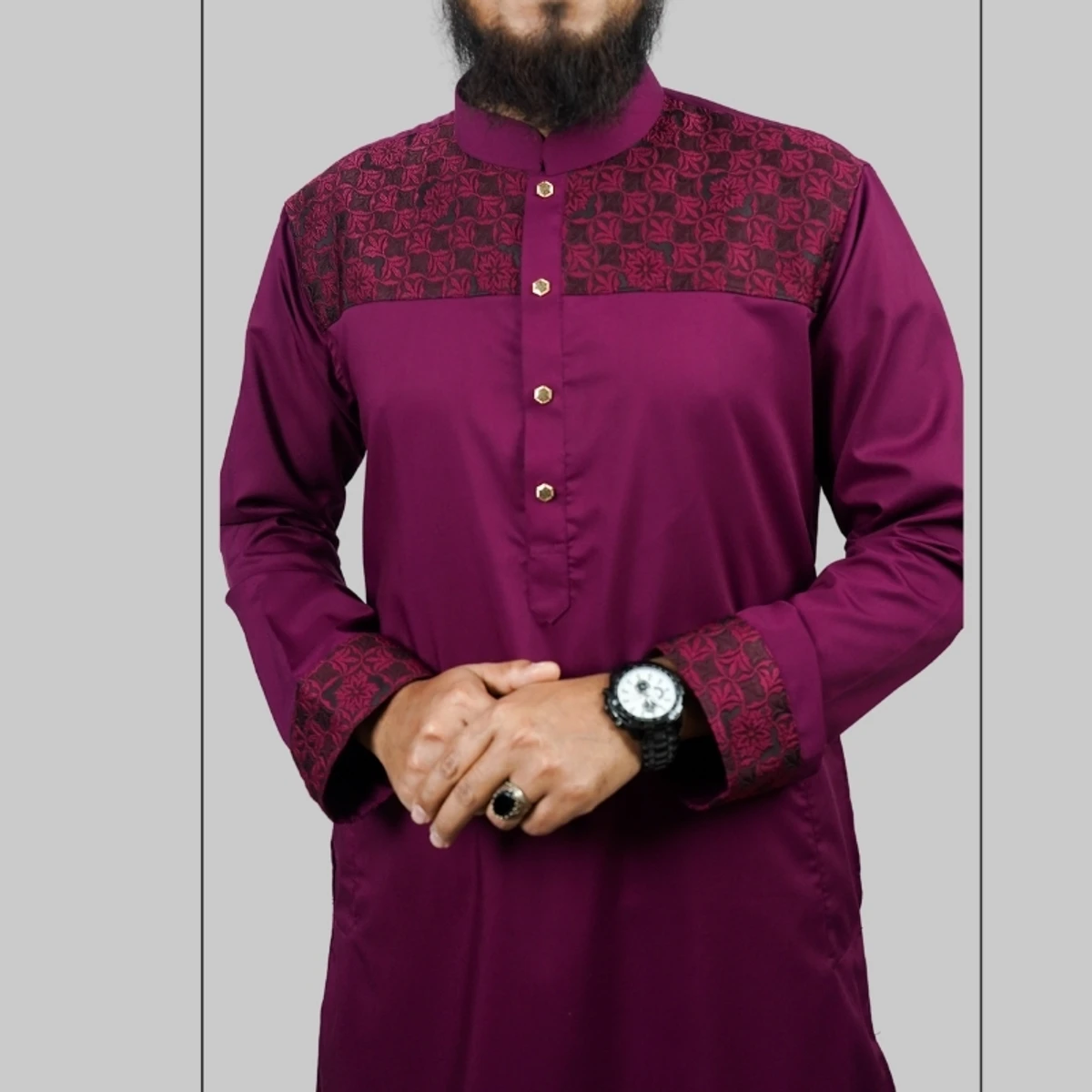 Premium Contrasted Panjabi