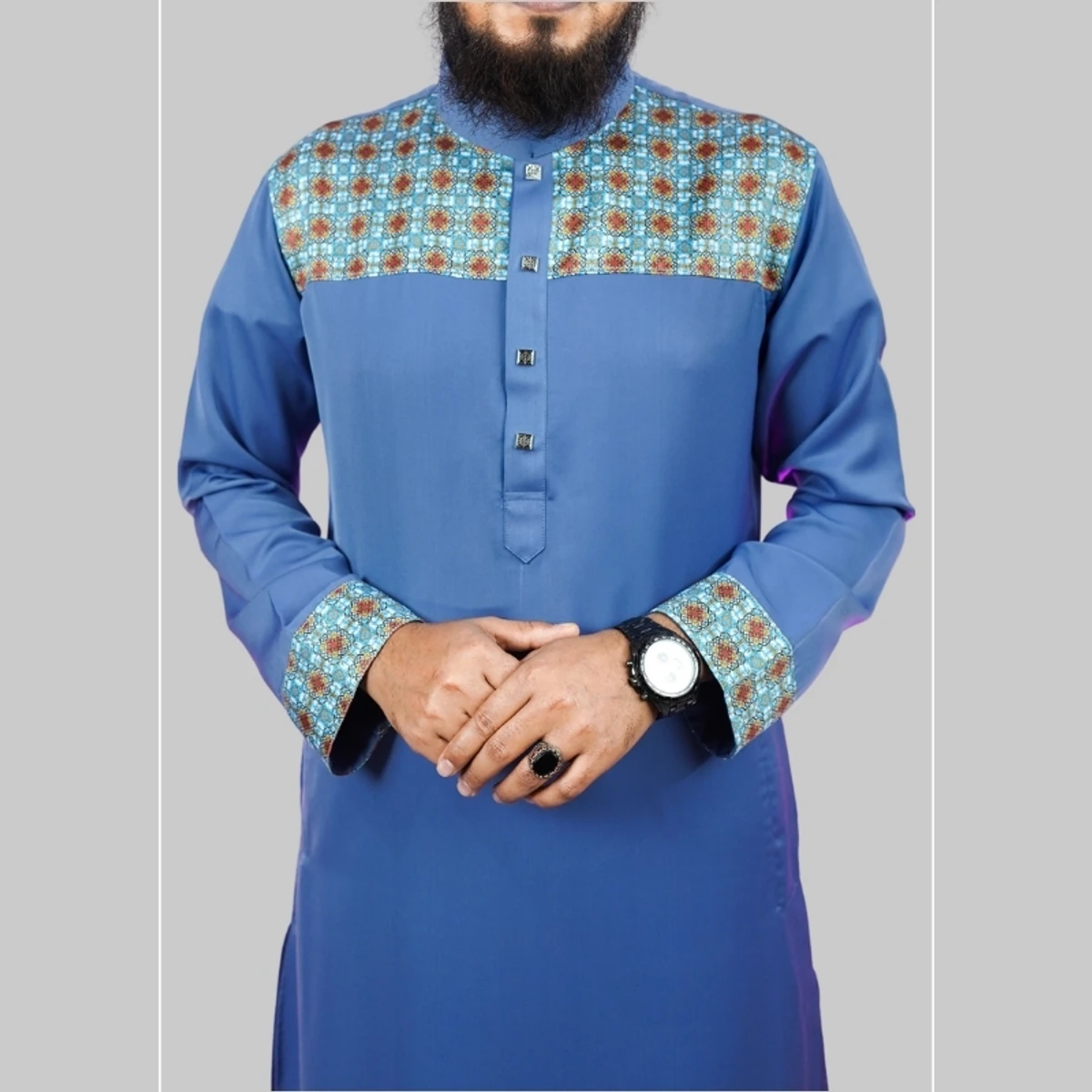 Premium Contrasted Panjabi