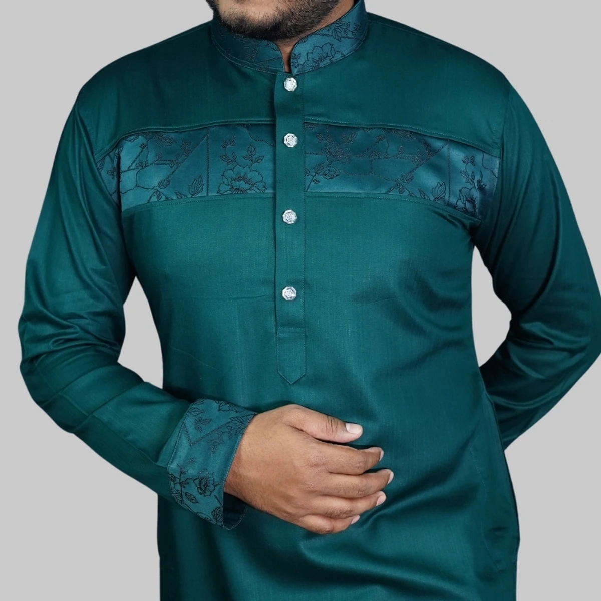 Premium Contrasted Panjabi