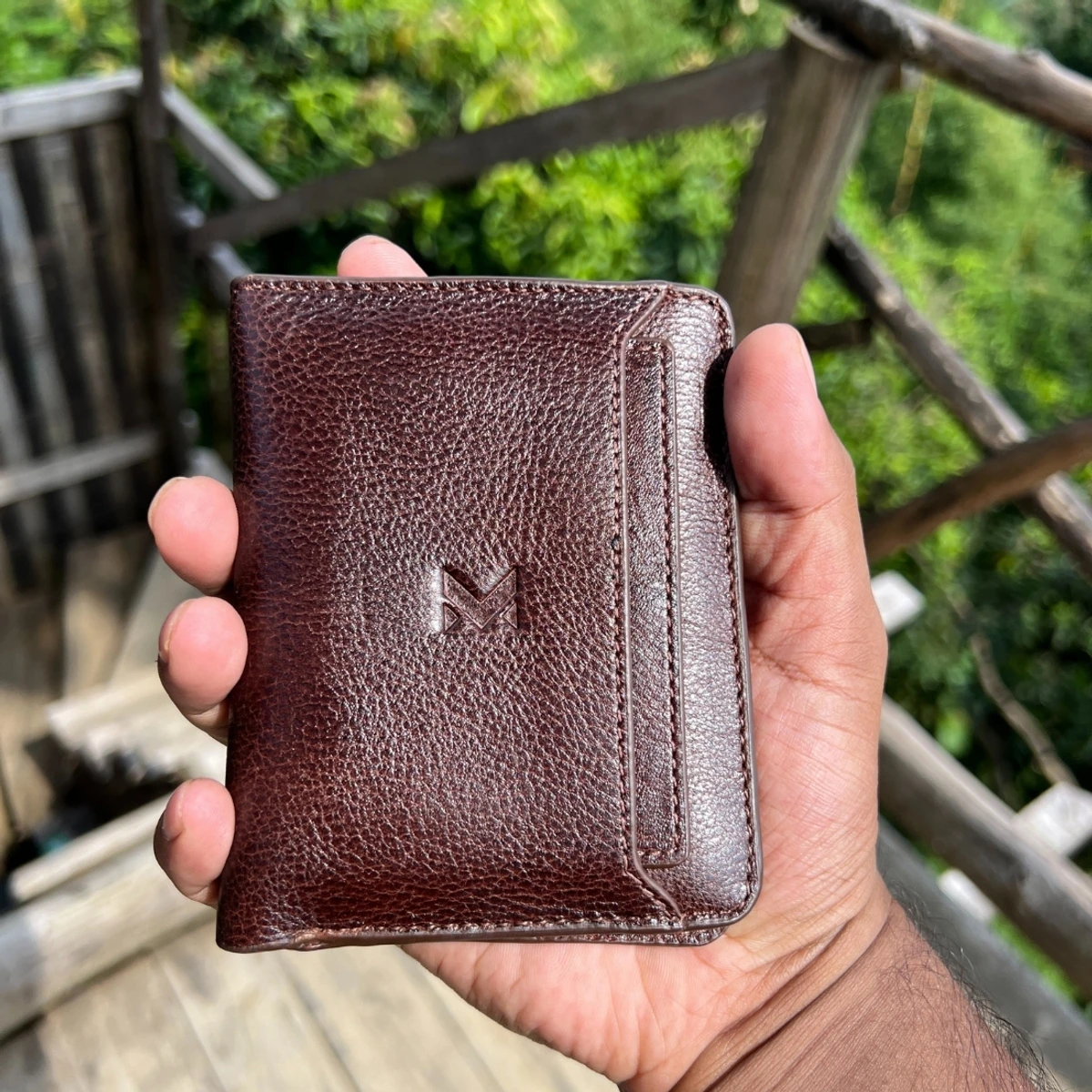 Extra Card Holder Wallet - Chocolate.