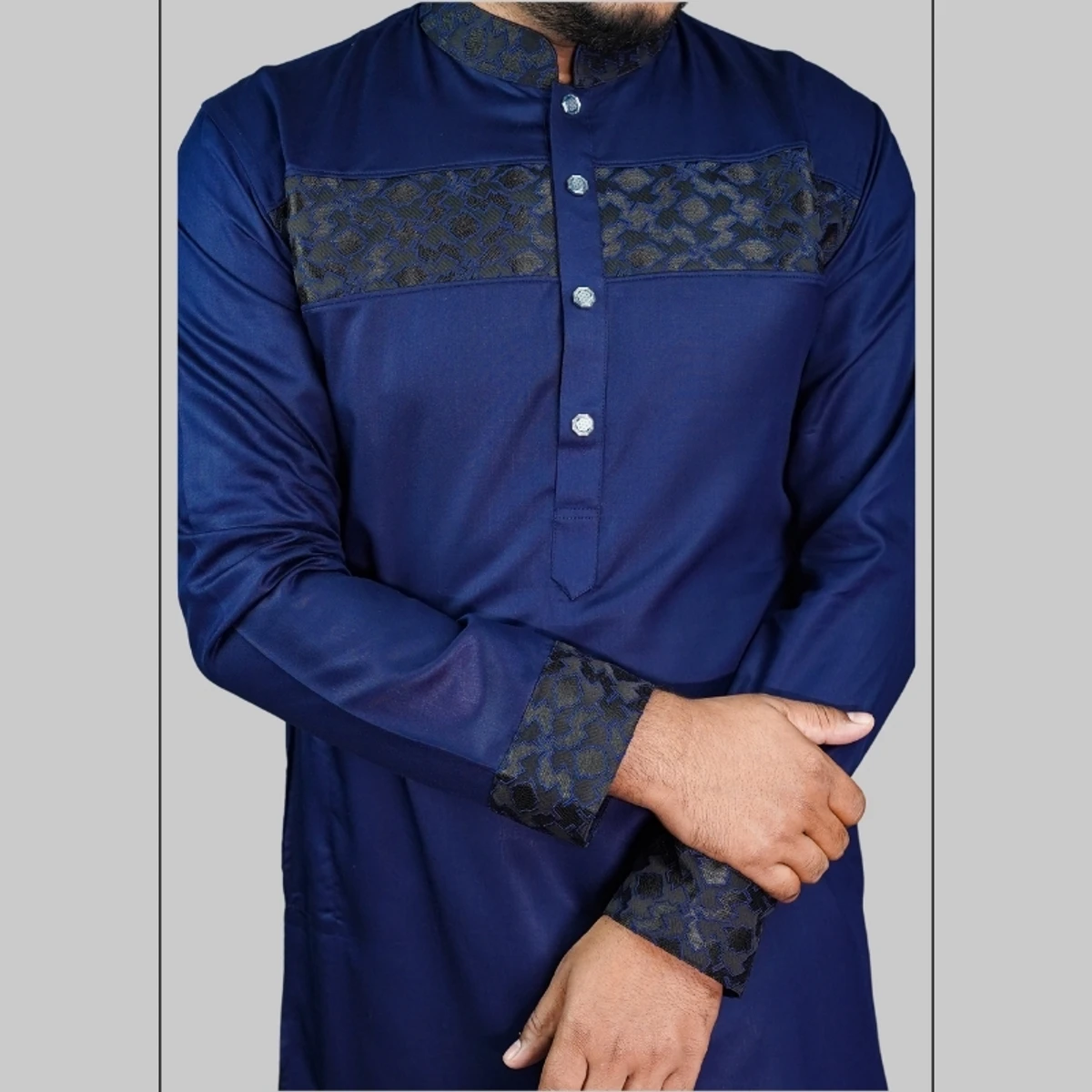 Premium Contrasted Panjabi